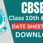 CBSE Class 10 Board Exam Date Sheet